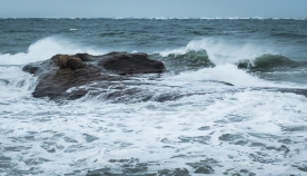 Crashing waves near Tokeland